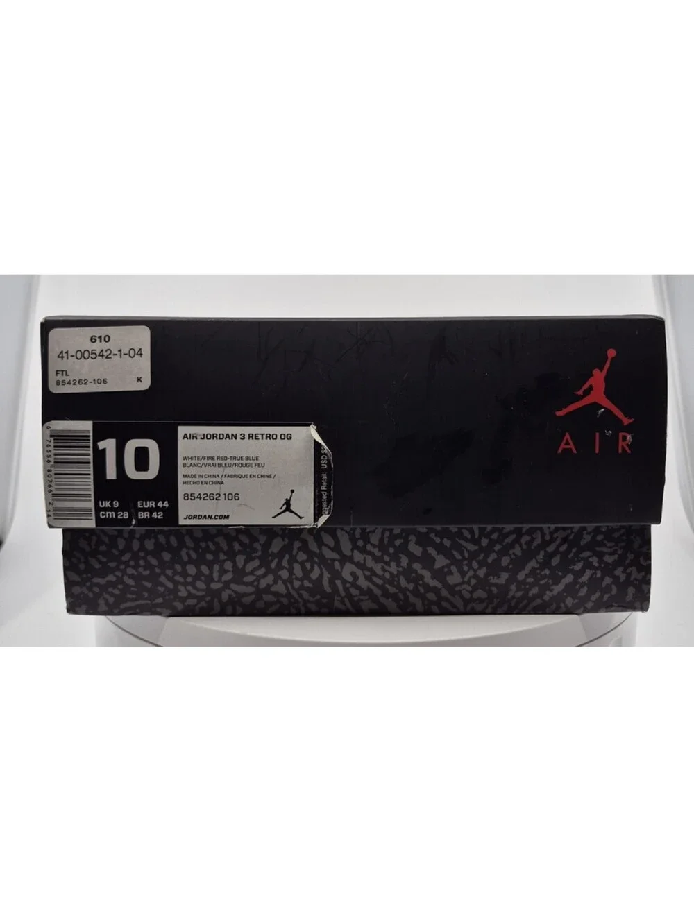 Air Jordan 3 Retro OG ‘True Blue’ 2016 Men's SZ 10 Shoes (854262-106) OG Box